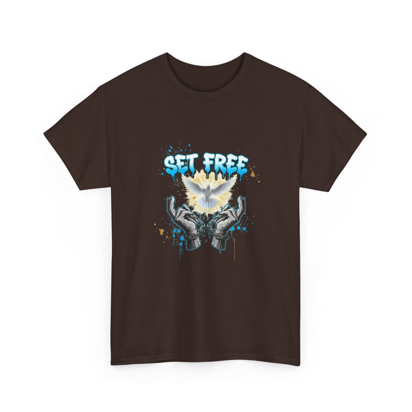 Set Free T-Shirt — Dove & Broken Chains Graphic Tee