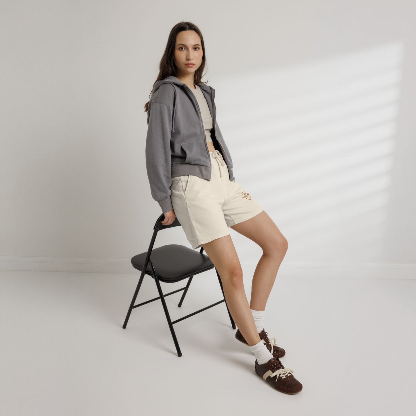 Lightweight Fleece Sweat Shorts — Purpose Worn logo