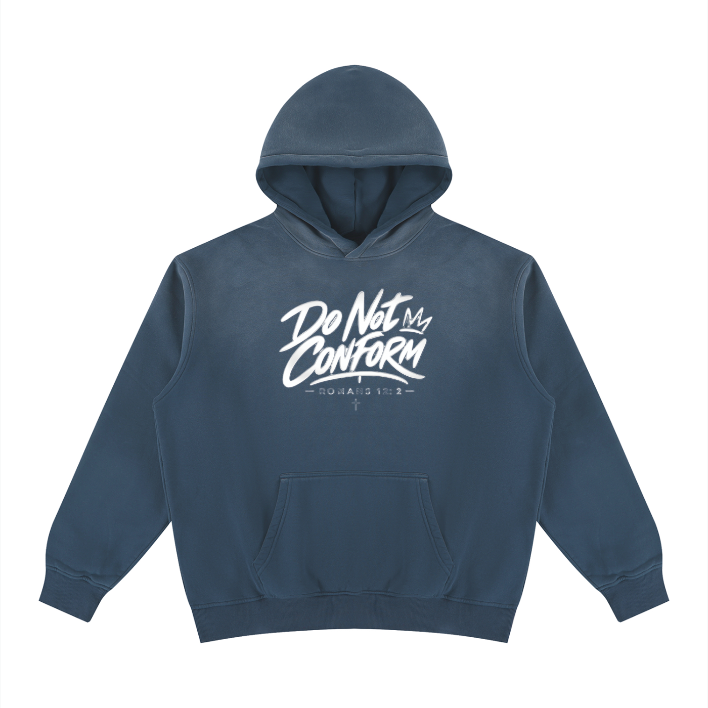 Unisex Vintage Wash Fleece Hoodie Do Not Conform