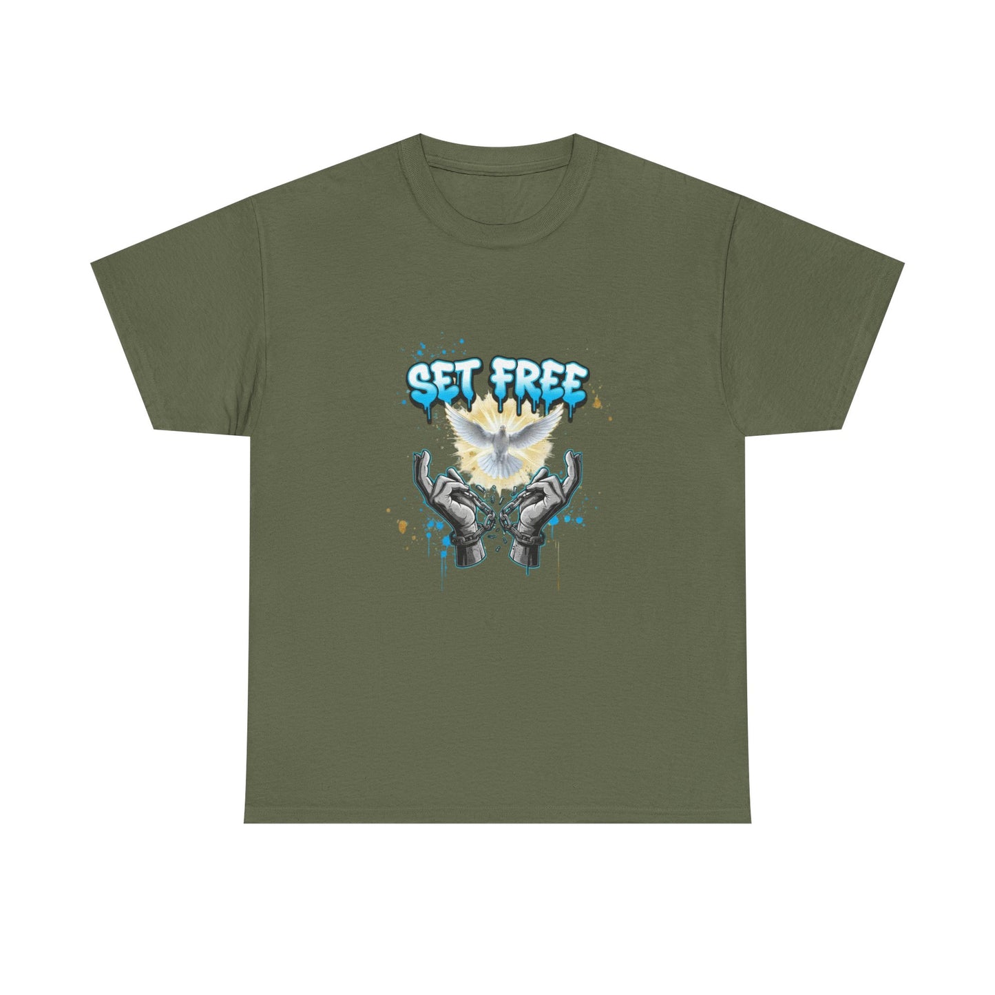 Set Free T-Shirt — Dove & Broken Chains Graphic Tee