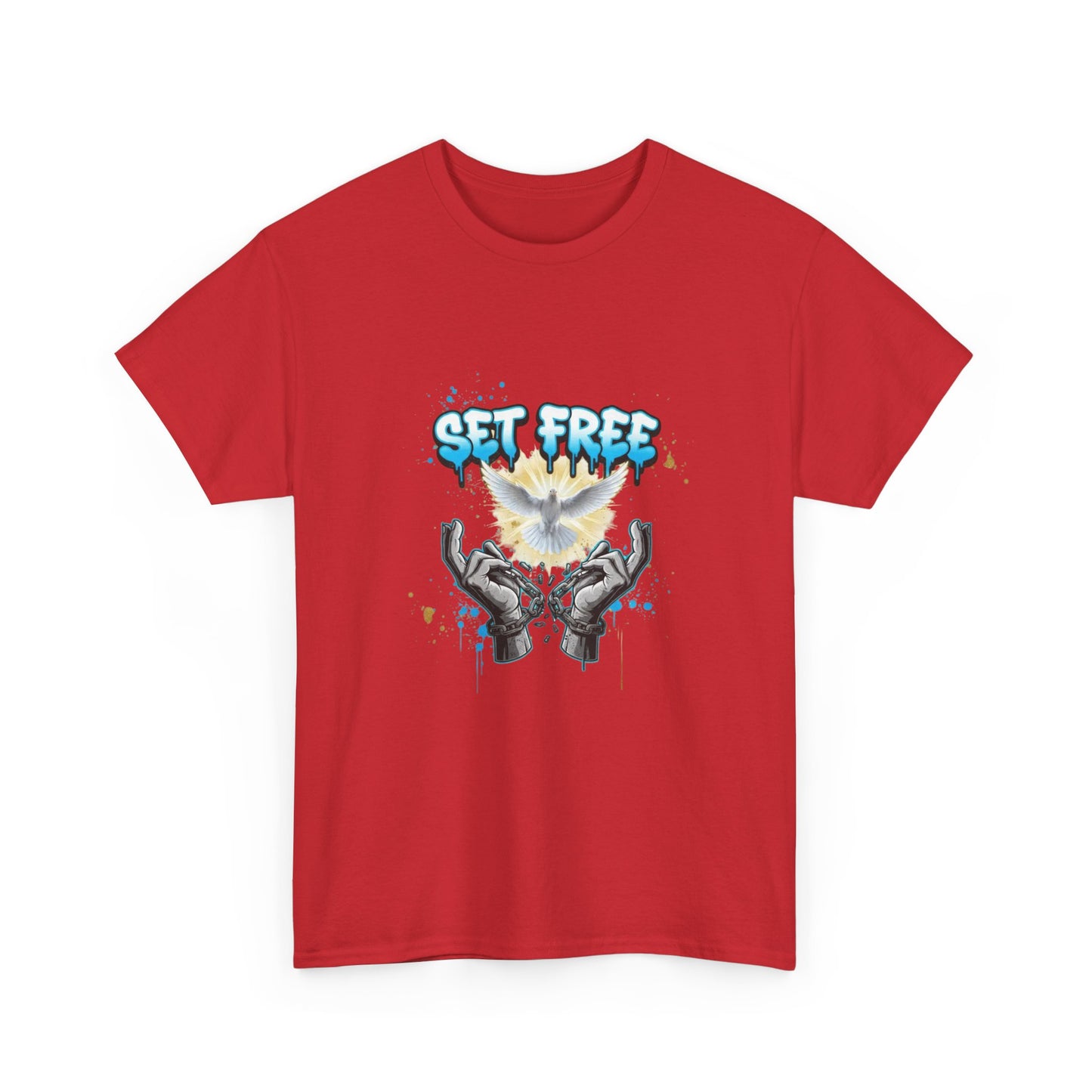 Set Free T-Shirt — Dove & Broken Chains Graphic Tee