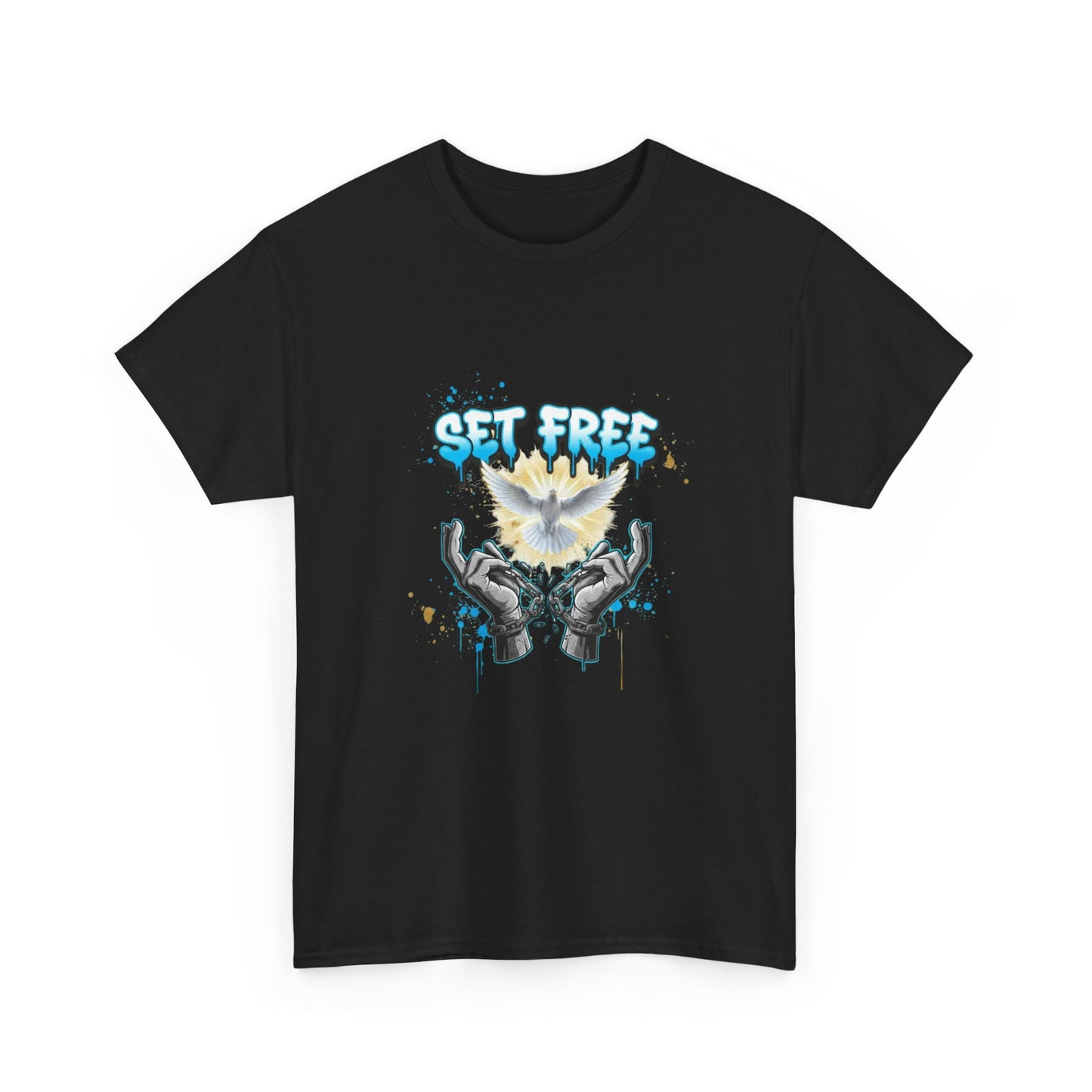 Set Free T-Shirt — Dove & Broken Chains Graphic Tee