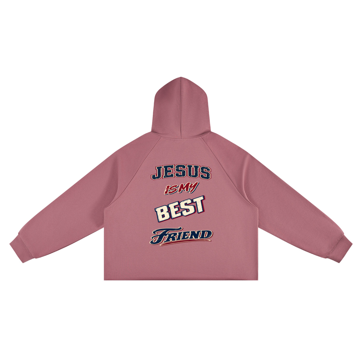 Unisex Vintage Wash Raw Edge Boxy Hoodie