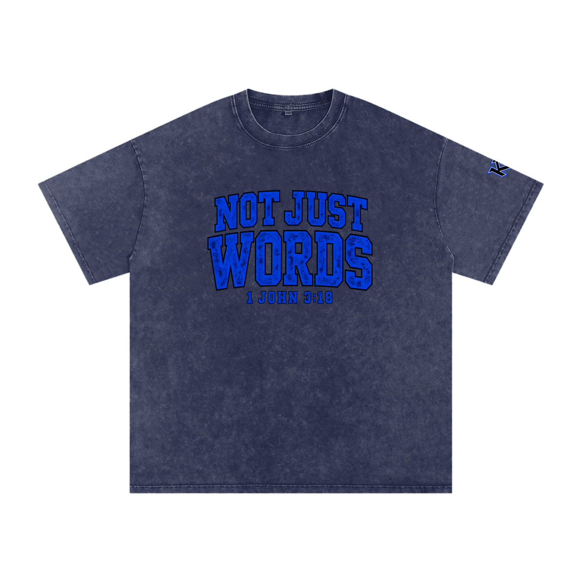 Snow Washed Oversized Cotton T-Shirt | Kingdom Threads