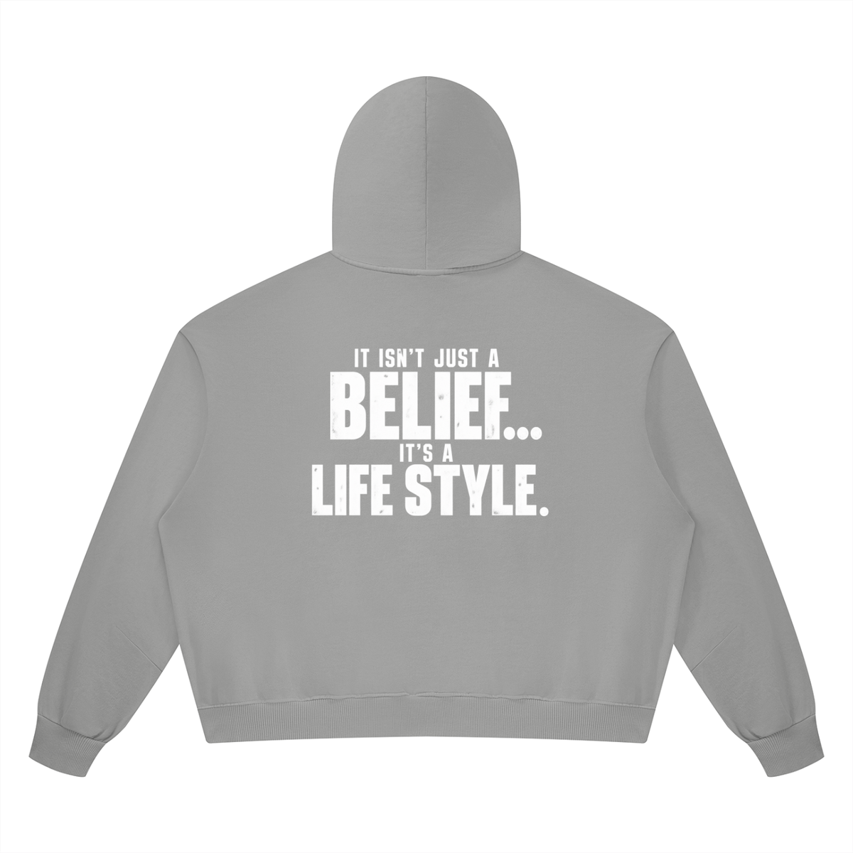 Unisex Vintage Wash Boxy Full Zip Hoodie