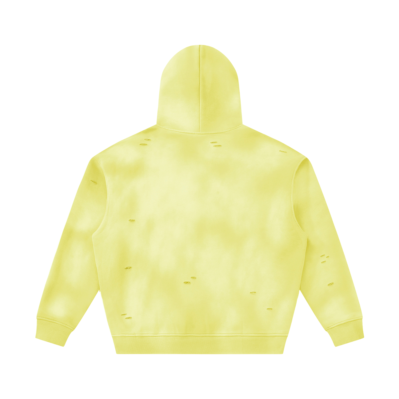 Unisex Sunfade Frayed Fleece Hoodie But GOD