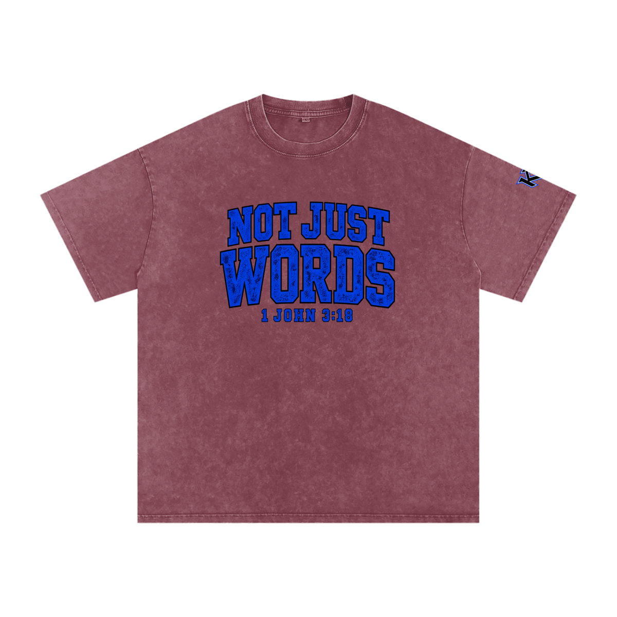 Snow Washed Oversized Cotton T-Shirt | Kingdom Threads