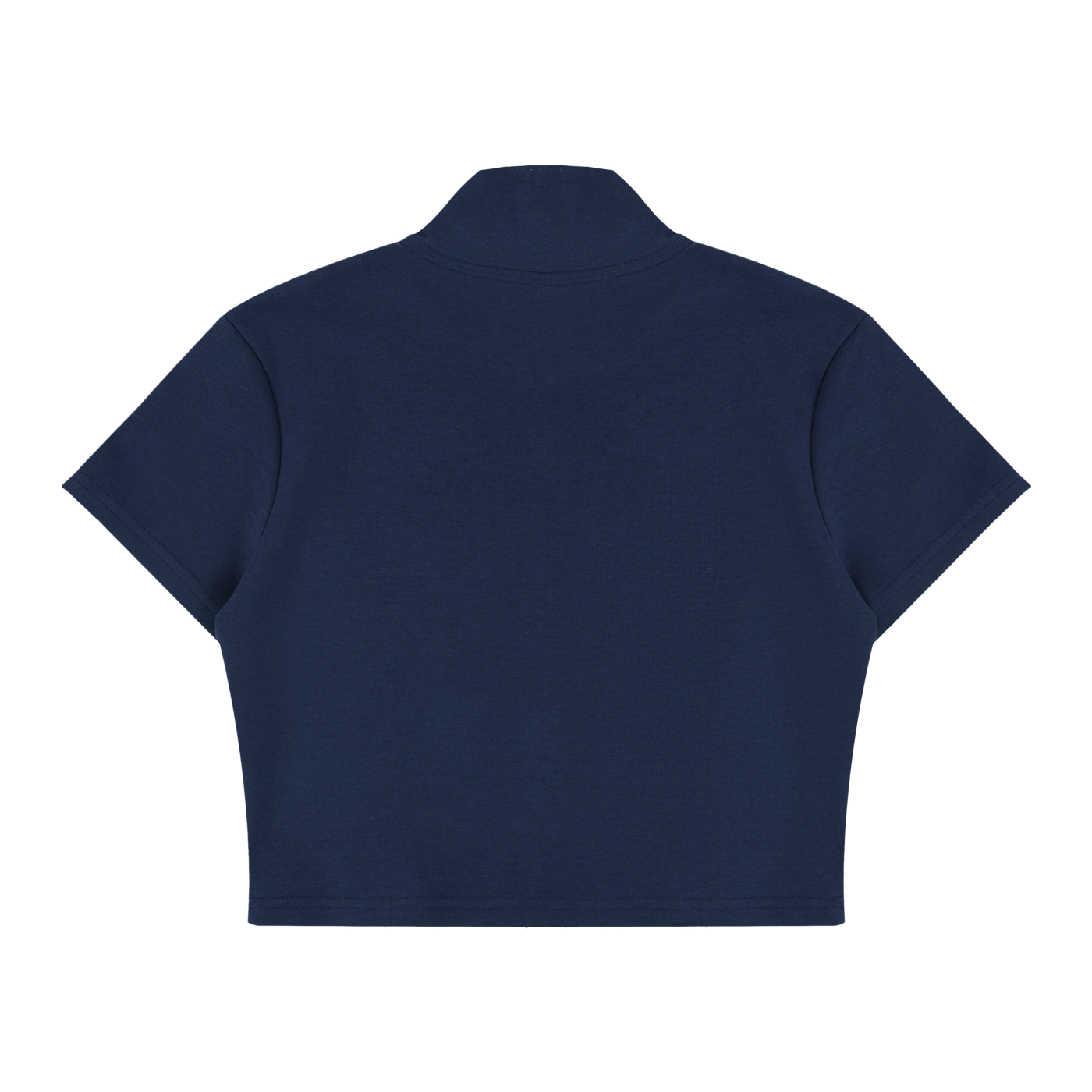 Women's Cropped Full Zip Short Sleeve T-Shirt DO NOT CONFORM