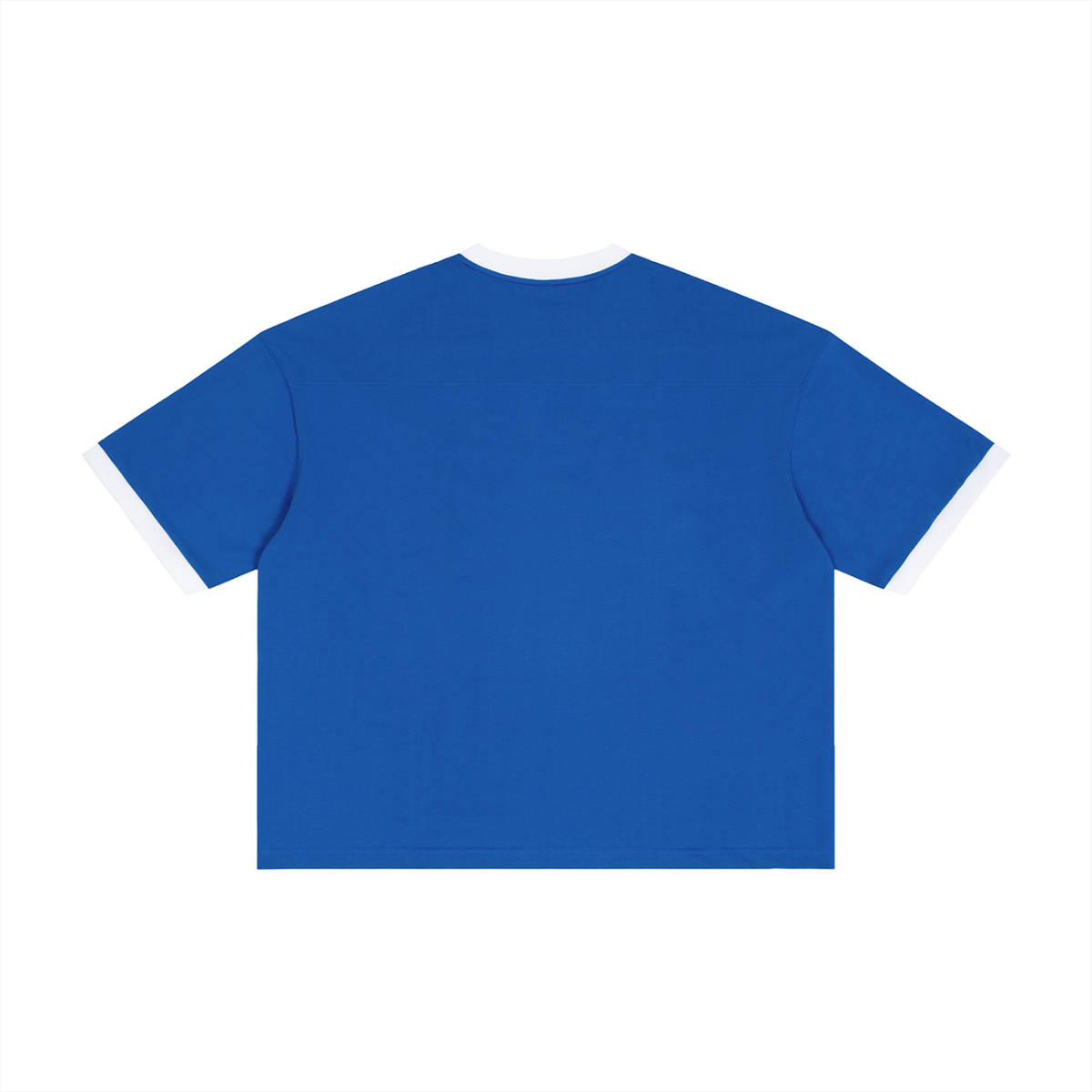 Kingdom Threads Color Block Boxy Tee – 100% Cotton V-Neck T-Shirt