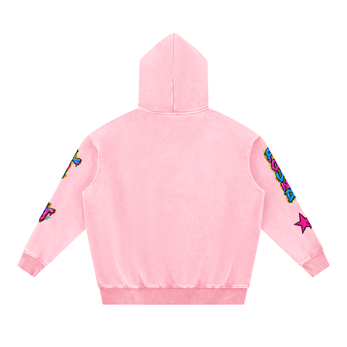 Snow Wash Fleece Oversize Hoodie