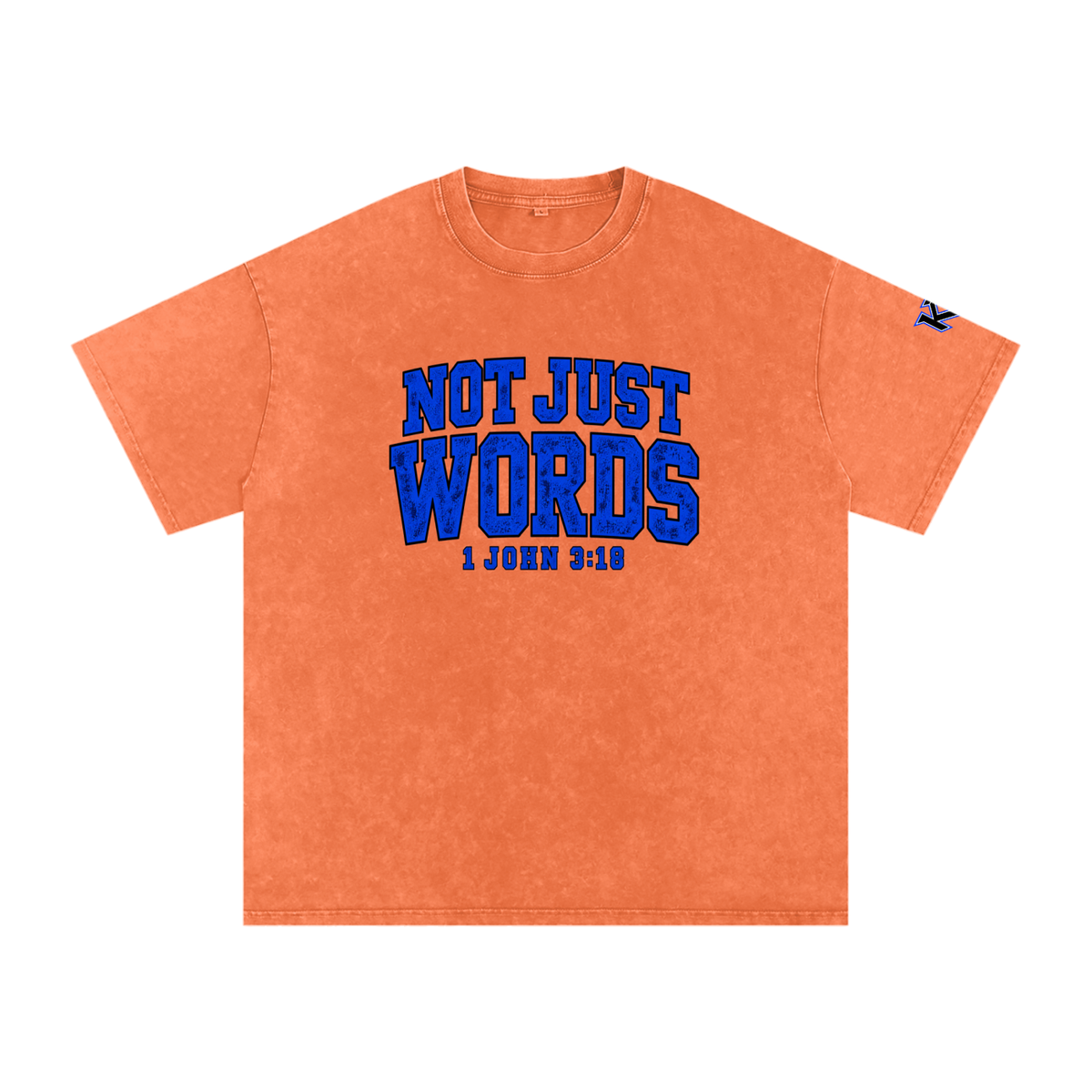 Snow Washed Oversized Cotton T-Shirt | Kingdom Threads