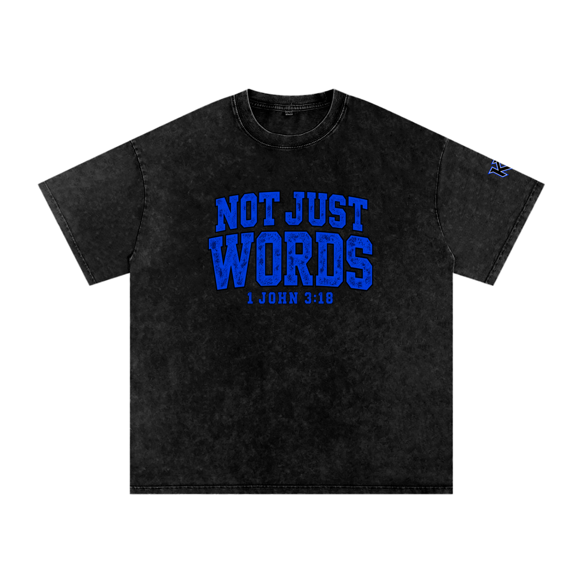 Snow Washed Oversized Cotton T-Shirt | Kingdom Threads