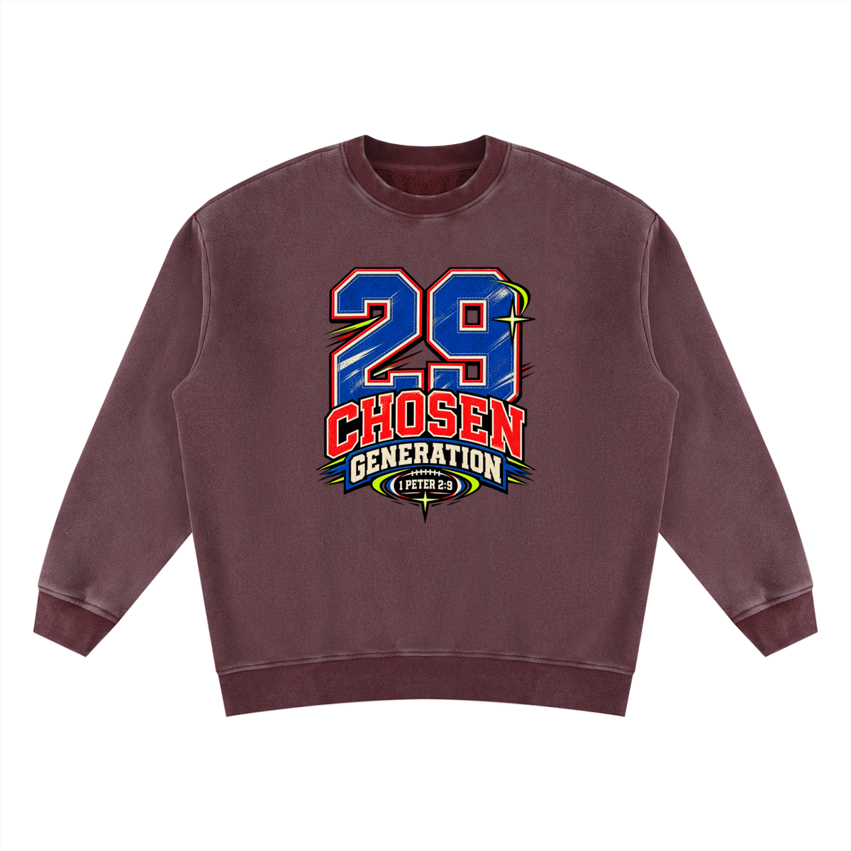 Unisex Vintage Wash Fleece Sweatshirt