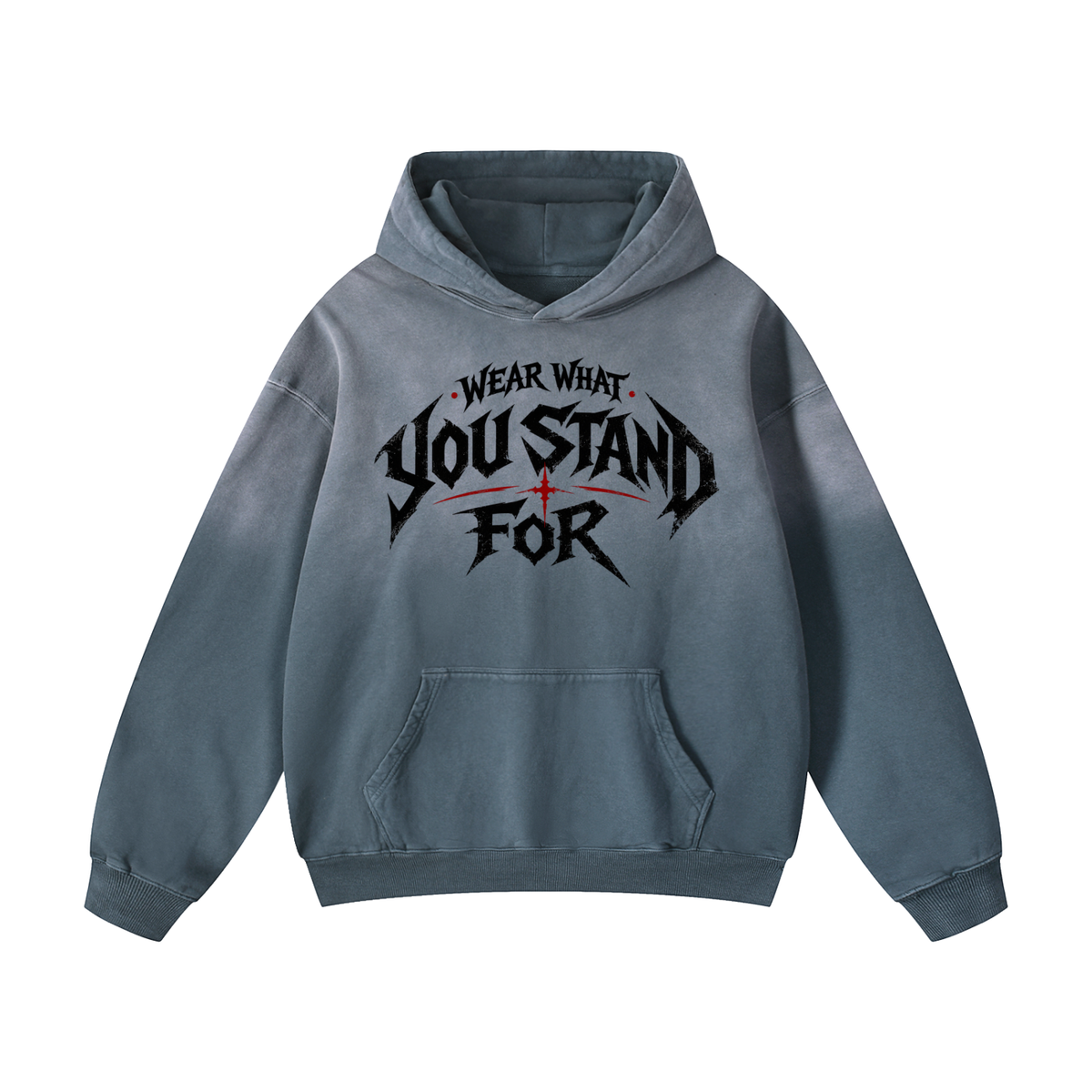 Wear What You Stand For Sunfade Hoodie | Kingdom Threads