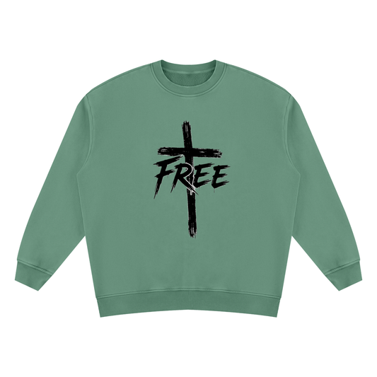 Unisex Vintage Wash Fleece Sweatshirt