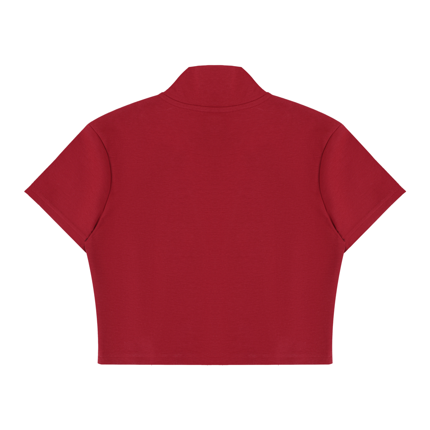 Women's Cropped Full Zip Short Sleeve T-Shirt DO NOT CONFORM