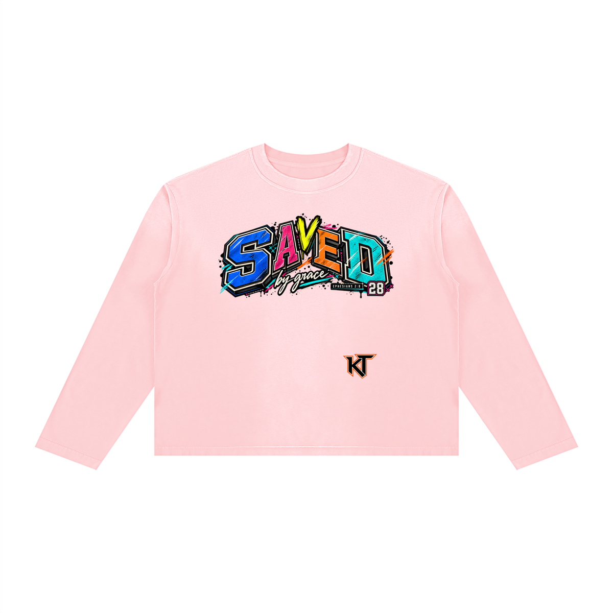 Unisex Sunfade Boxy Long Sleeve T-Shirt