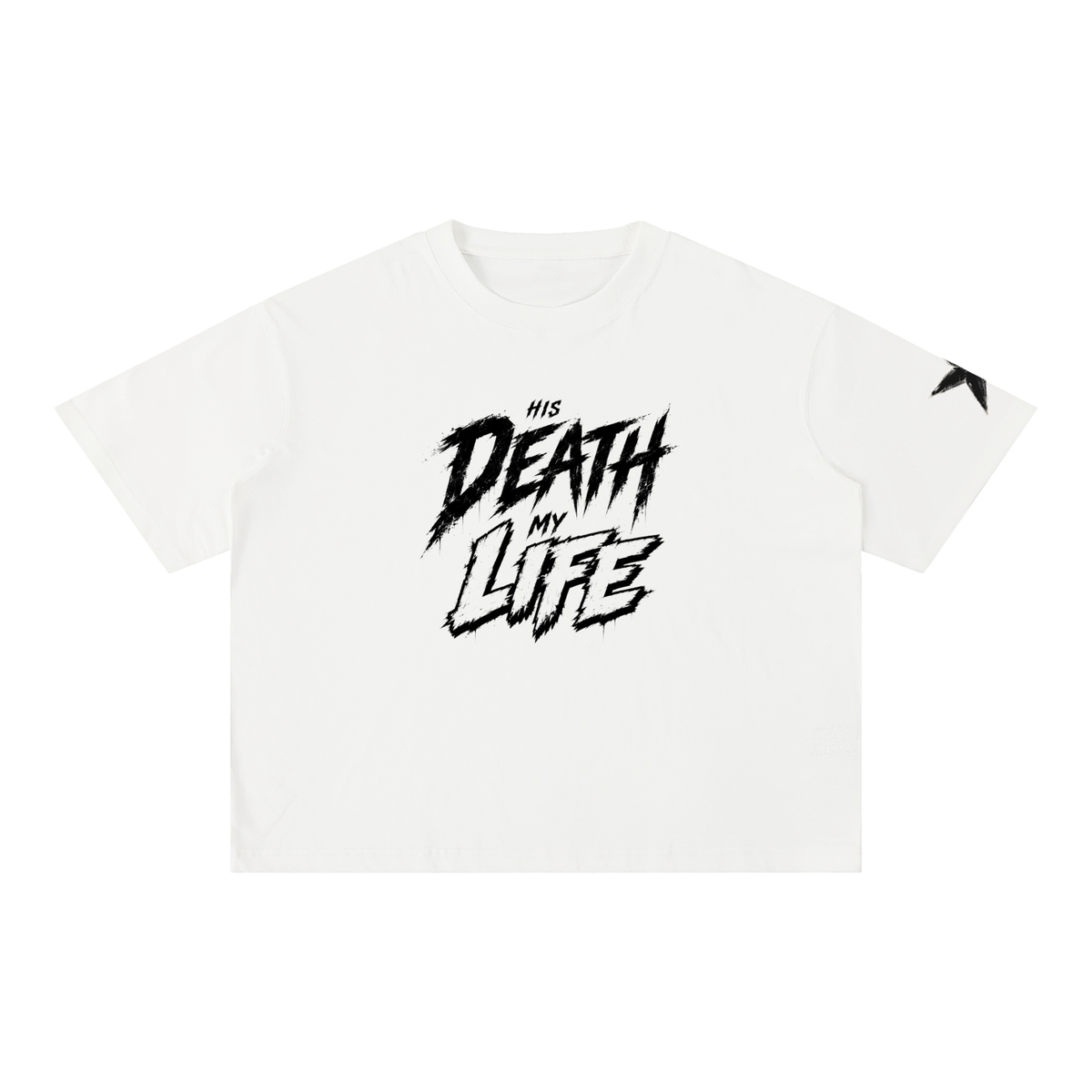 His Life Mineral Wash Boxy Tee | Kingdom Threads