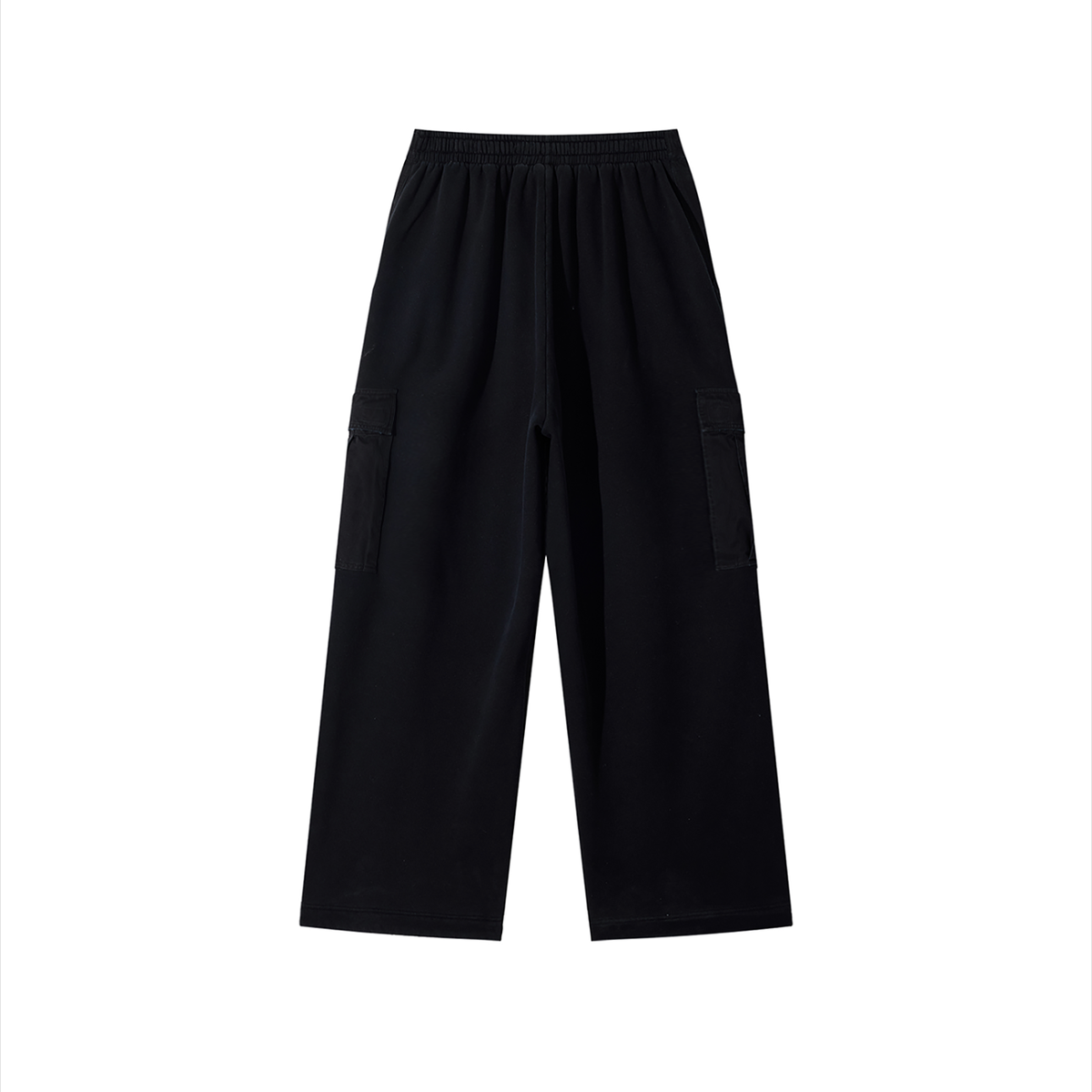 Unisex Sunfade Washed Fleece Cargo Pants