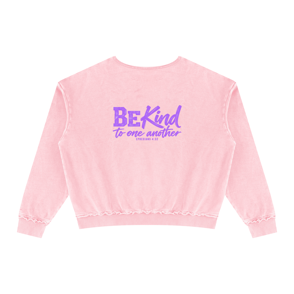 Unisex Raw Edge Crewneck Sweatshirt
