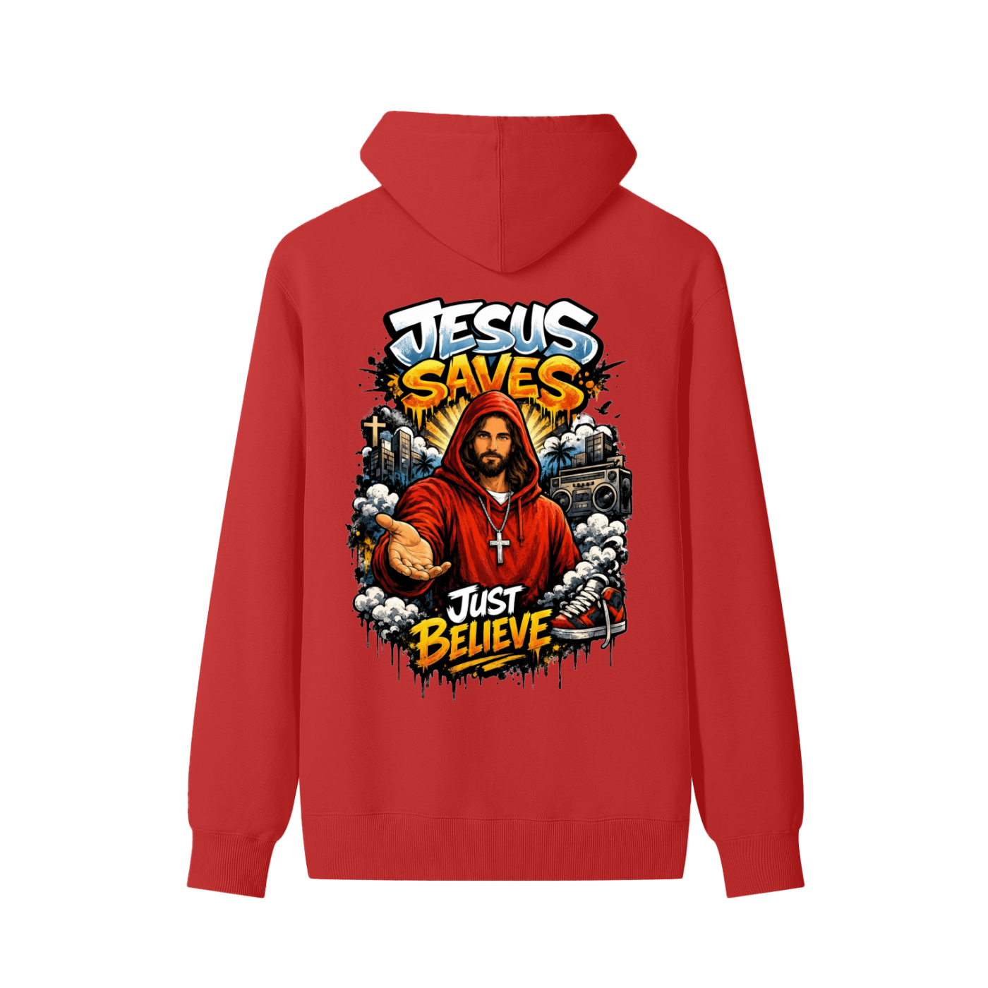 Classic Unisex Cotton Hoodie Jesus