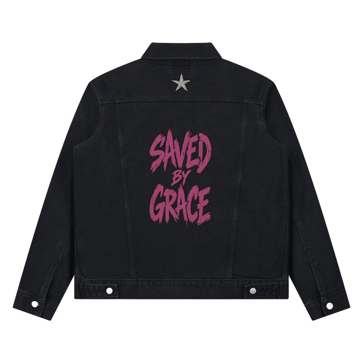 Vintage Wash Denim Jacket | Christian Streetwear | Kingdom Threads
